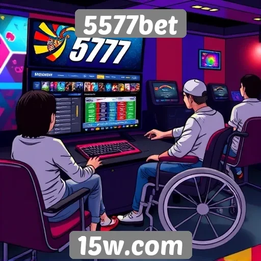 Acessibilidade e interface do site 5577bet