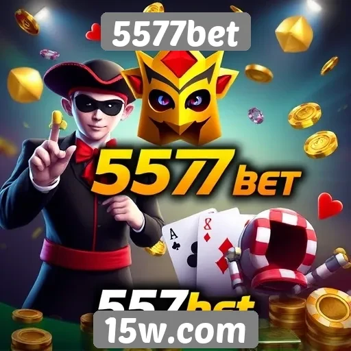 Variedade de jogos disponíveis na 5577bet